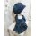Balke Damen Schal Bungee Heringbone Jeansblau